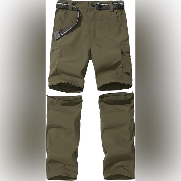 Other - 200. Boy’s Scout Pants Convertible Hiking Quick Dry Zip Off Pants Outdoor Pants
